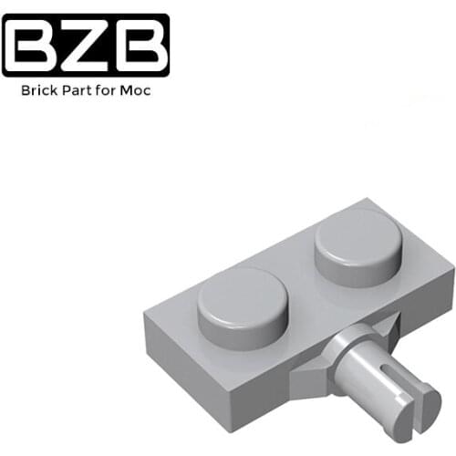 BZB MOC 21445 2x1 Single Side With Peg Board High-tech Building Block Model Kids Toy DIY Technical Brick Parts Best Gifts