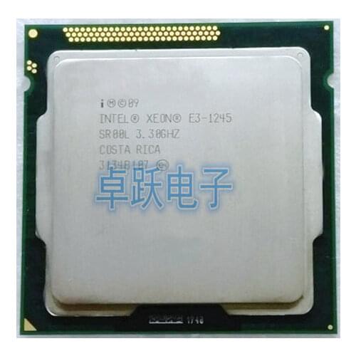 Intel Xeon E3-1245 Quad Core CPU Processor 3.3GHz LGA 1155 E3 1245 free shipping