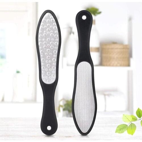 Stainless Steel Double Side Foot Files Hard Skin Feet Pedicure Rasp Scrubber Foot File Callus Remover Grinding Foot Skin Care