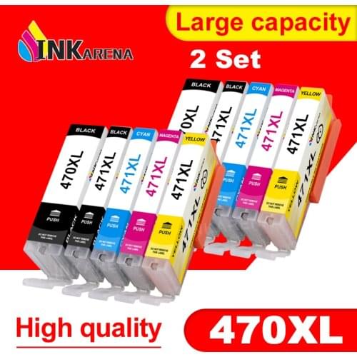 2 Set PGI 470 CLI 471 for Canon mg5740 ink Cartridge inks For Canon pixma ts5040 ts6040 MG6840 Printer Cartridge PGI470 CLI471
