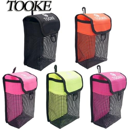 Scuba Diving Reel Bolt Snap & SMB Safety Marker Buoy Mesh Gear Bag Equipment Holder Carry Pouch - Choice of Colors