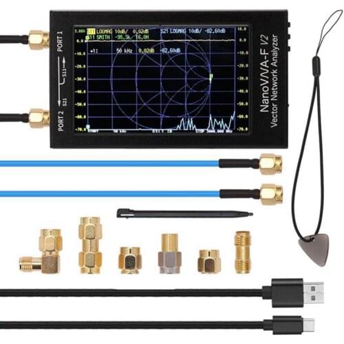NanoVNA V2 4.3 inch 3GHz NanoVNA-F V2 HF VHF UHF Vector Network Analyzer Antenna Analyzer SWR