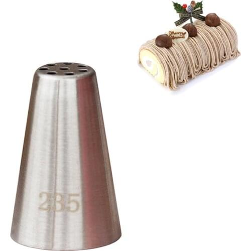 #235 Chestnuts Pastry Tip Stainless Steel Cupcake Decorating Tips Nozzles Kitchen Cake Making Tools KH078