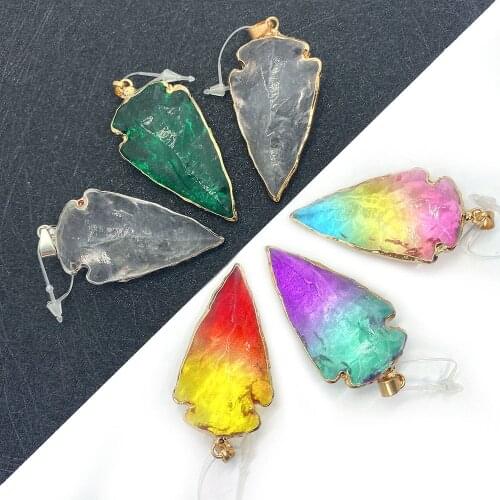 Natural Stone Pendant Jewelry Making Crystal Necklace Drop Shape Reiki Stone DIY Making Healing Stone Jewelry Accessories