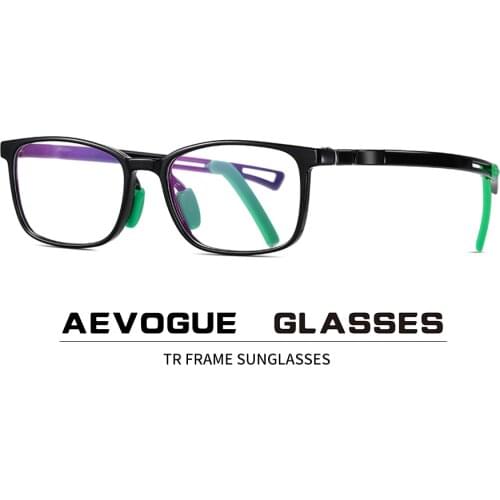 AEVOGUE New Child Anti-Blue Optical Frame TR90 Light Glasses Eyeglasses Prescription Glasses AE0916