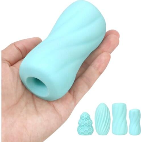 Muscle Trailer Male Masturbator Cup Masturbation Egg Device Portable Vagina Real Pussy Glans Sucking Sex Toys for Men