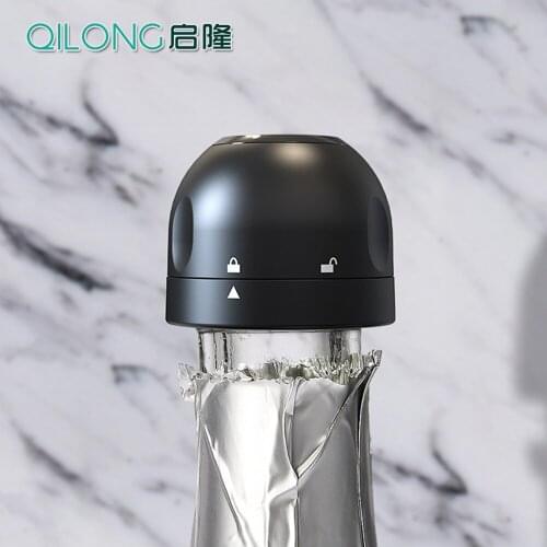 Bottle Cap Stopper Redwine Sealed Cork Sparkling Leak-Proof Champagne Stopper Silicone Vacuum Retain Freshness Wine Plug 2021