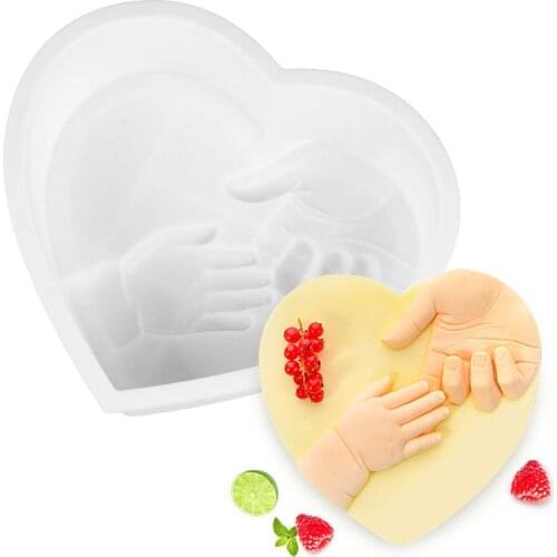 DIY Heart Foot Silicone Cake Mold for Chocolate Mousse Ice Cream Jello Pudding Dessert Baking Bakeware Pan Decorating Tools