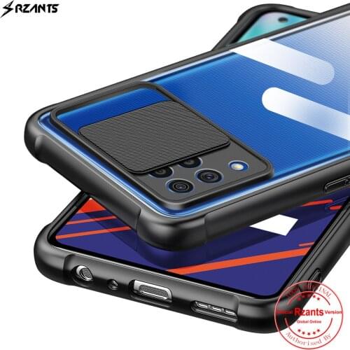 Rzants For Samsung Galaxy M62 F62 Galaxy A12 M12 Hard Soft Casing [Lens Protection] Soft Case Clear Back Hard Cover Phone Shell