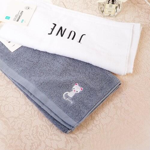 High Quality Face Towel Soft Absorbent Cotton Towel Travel Sports Towels Quick Dry Embroidered Towels Suitable for Daily Use