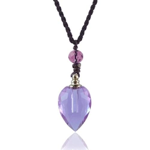 1PC Tear Drop Vials Necklace for Ashes Hair Locket Cremation Jewery Memorial Jewelry Urn Jewelry Fillable Jewelry