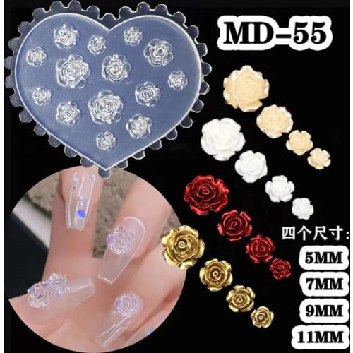 3D Carving Silicone Nail Mold Stamping Template Shell Jewelry Stone Butterfly Pattern DIY UV Gel Acrylic Crystal NEW Design