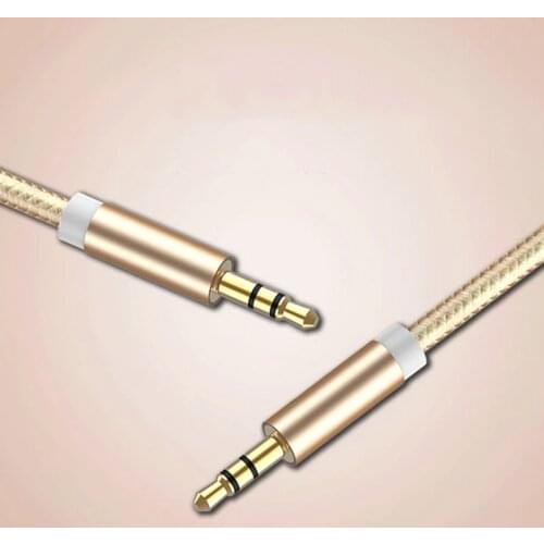 3.5 mm Jack Audio Cable Jack 3.5mm Car Aux Cable for iPod Huawei p20 lite Headphones Speaker MP3 3.5 mm jack AUX Cord Cable