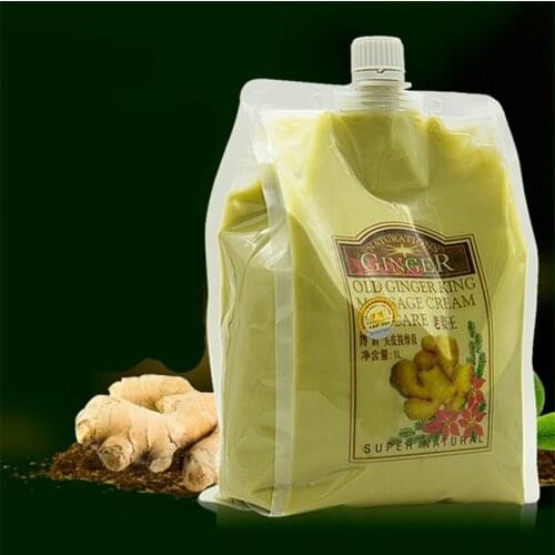 Ginger Scalp Massage Cream Hair Mask Care Prevent Hair Loss Frizz Refreshing Beauty Salon Protection1000ml