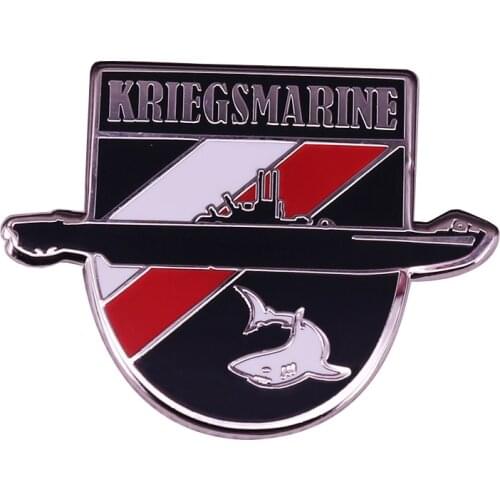 Cool kriegsmarine pins gift for WW2 fans submariners historians uboat model builders and simulator gamers
