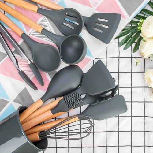 Kitchen Tools Silicone Kichen Utensils Set Kitchen Accessories Tools Cooking Utensils Set Cooking Accessories Silicone Spatula