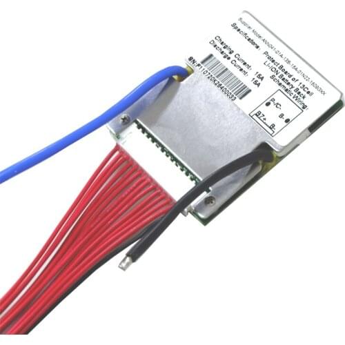 48V li-ion battery BMS, 13S 15A lithium ion batteries BMS For 13S 48V li-ion battery pack