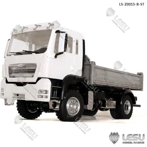 4*4 Chassis Dumper LESU 1/14 MAN TGS Metal Truck B Model Light Sound Motor ESC TH16799-SMT3