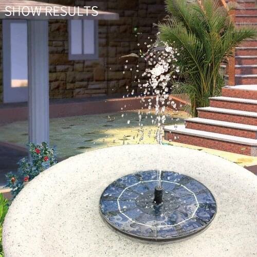 180mm Solar Fountain Panel Kit Aquarium with Battery Backup Portable Fountain Water Pump Solar Water Fountain Pump Fish Tank