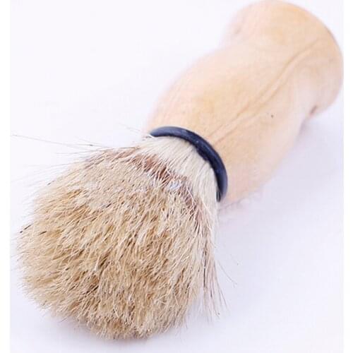 New Arrivlal Professional Shaving Brush Perfect Shave Barber Hard Wooden Handle Badger Hair Salon Tool fo Men