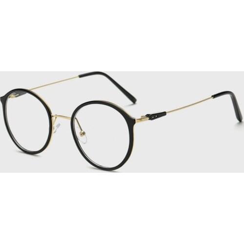 Vintage Luxury Reading Glasses Frame Brand Clear Lens Glasses Women Eyewear Frame Men Eyeglasses Pilot Spectacle Frame JY51078