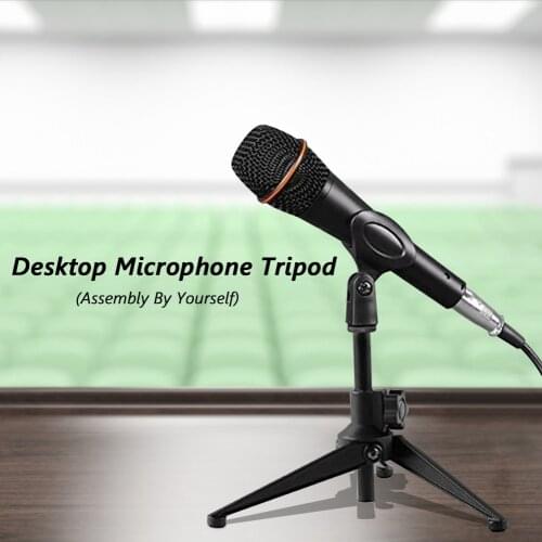 Suspension Boom Scissor Arm Stand Foldable Desktop Microphone Tripod Height Adjustable Karaoke Stand with Mic Clip