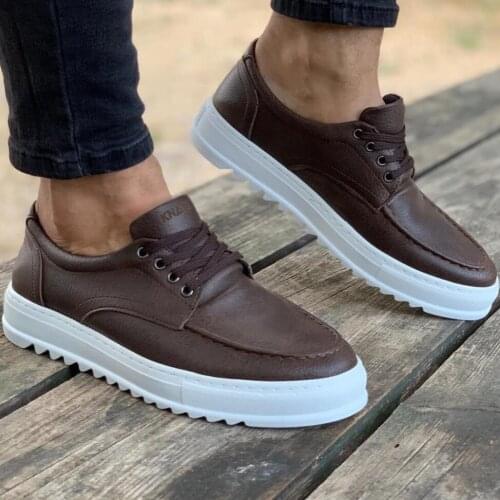 Knack Casual Male Shoes T12 Brown Street Fashion New Season Cool Comfortable Style