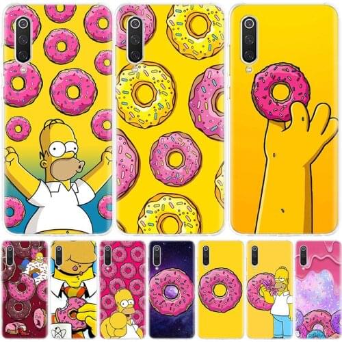 Doughnut Pink Yellow Silicon Phone Case For Xiaomi Redmi Note 10 9 8 9S 8T 7 6 5 6A 7A 8A 9A 9C Pro Customized Cover Coque