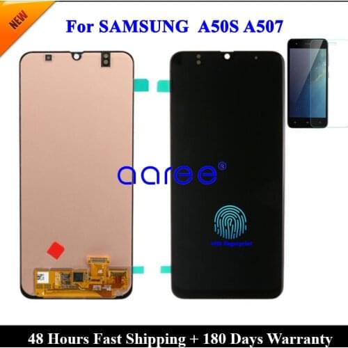 Super AMOMLED LCD For Samsung A50s LCD A507 lcd display For Samsung A50S A507 LCD Screen Touch Digitizer Assembly