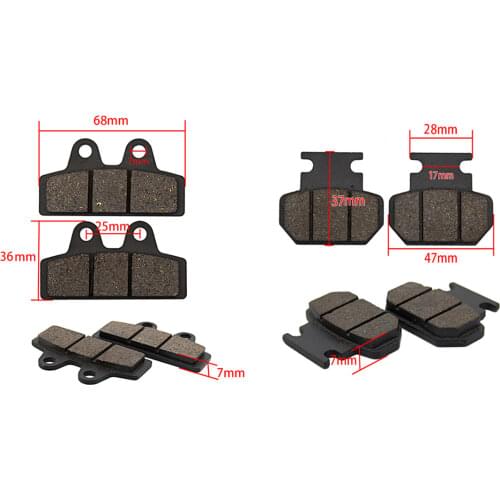 Aluminum Alloy Brake Pads Disc Brake Handles Brake Pads For Citycoco Electric Scooter