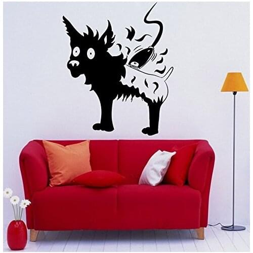 Pet Grooming Vinyl Wall Decal Animal Dog Haircut Pet Grooming Mural Art Wall Sticker Pet Salon Pet Shop Room Decoration