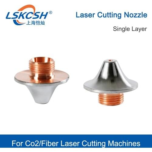 LSKCSH 10pcs/lot High Quality Laser nozzles single/double layer 1.0-4.0mm Laser cutting machines Mushroom