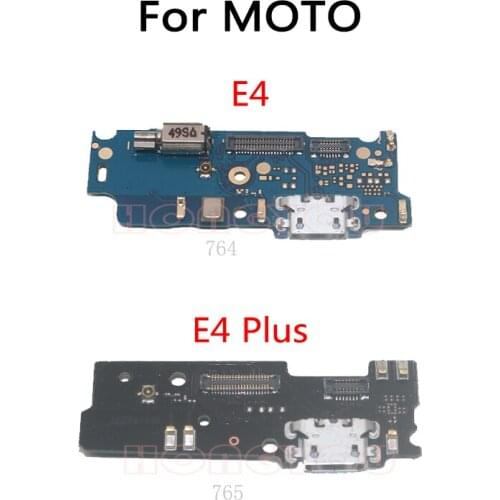 USB Charging Dock Board Charge Socket Jack Port Connector Flex Cable For Motorola MOTO E4 XT1762 XT1772 / E4 Plus XT1773