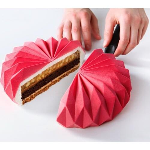 3D Amazing Origami Silicone Cake Mold For DIY Baking Mousse Chocolate Sponge Moulds Pans Cake Decorating Baking Tools