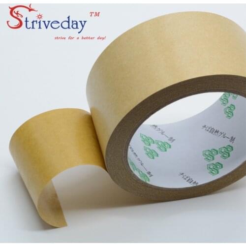 5pcs 48mm wide 25 meters long Water free kraft paper tape photo frame tapes sealing tape leather belt high viscosity DIY