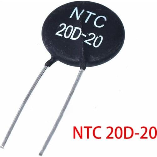 5pcs NTC Thermistor Resistor NTC 20D-20 Thermal Resistor