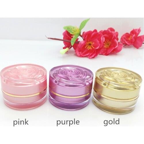 5g/10g High-grade Empty Cosmetic Makeup Jar Acrylic Eye Cream Face Cream Jar Refillable Small Sample bottle Cosmetic Container