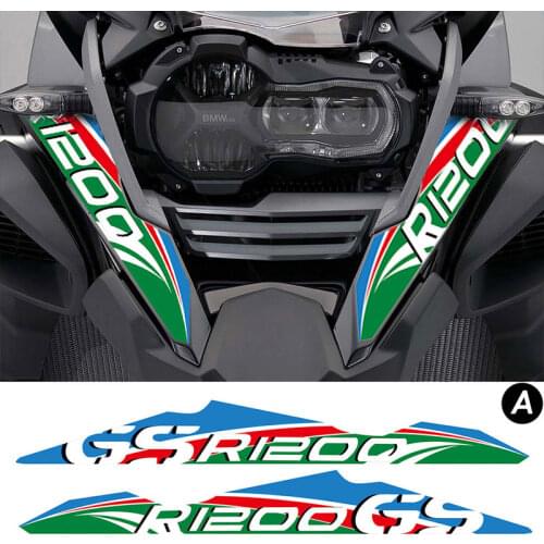 ADV Adventure Motorcycle Stickers For BMW R1200GS R 1200 GS Front Beak Fairing Extension Wheel Extender 2014 2015 2017 2016