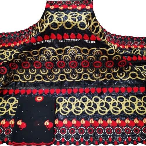 African Lace Fabric 2021 High Quality Nigerian French Swiss voile Lace Bazin Riche Fabrics 5+2yards/Lot For Sewing y69-90