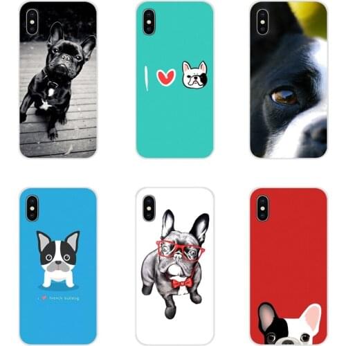 Accessories Phone Shell Covers french bulldog For Xiaomi Redmi Note 6A MI8 Pro S2 A2 Lite Se MIx 1 Max 2 3 For Oneplus 3 6T