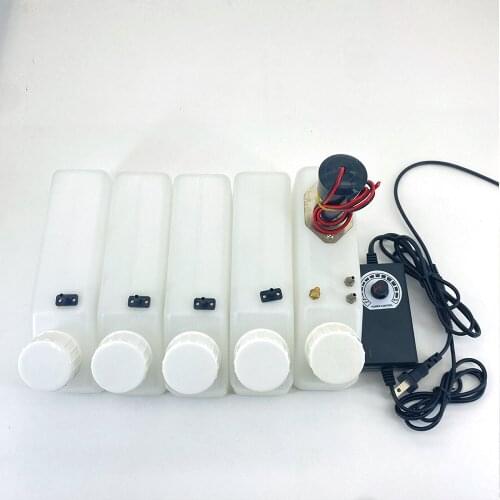 1Set 250ml 5Colors Ink Tank System Ink Bottle System with Stirring for Bulk Ink System for Epson R1300 L1800 Series Printer