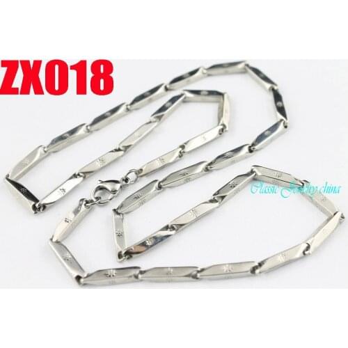 16"-38" length polishing casting 3mm snowflakes stainless steel necklace Mens male Jewelry chains 20pcs ZX018