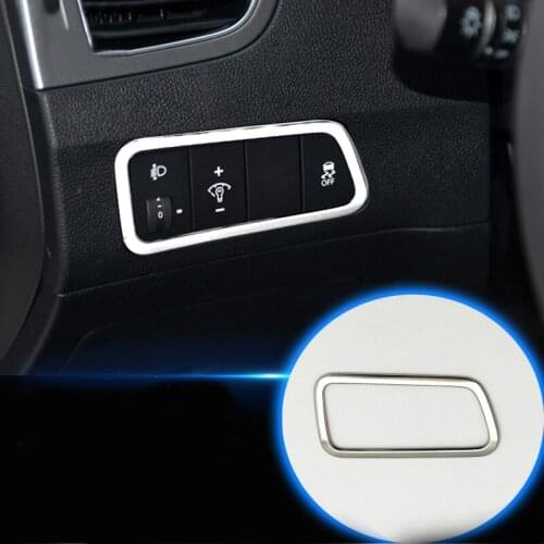 DNHFC car-styling Car headlight switch decoration Car Accessories For Hyundai Elantra 2012 2013 2014 2015 2016