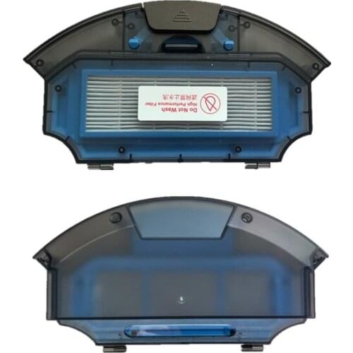 Robot Dust Bin Box HEPA Filter for SilverCrest SSRA1 Robotic Vacuum Cleaner Large Dustbin Spare Parts Accessories Replacement