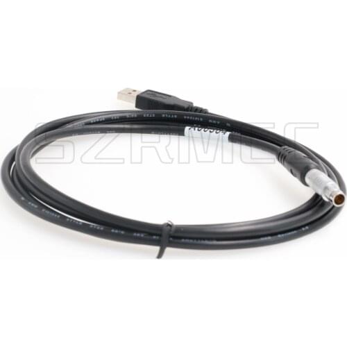 Fischer 5 pin Male to USB A00304 Data and Power Cable for Topcon Hiper V II Pro GB GR GPS