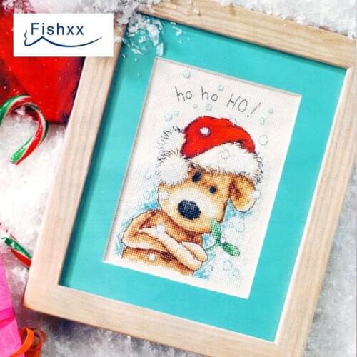 Fishxx Cross Stitch Kit Magazine Crazy78-3 Winter Ted Cartoon Christmas Cute Christmas