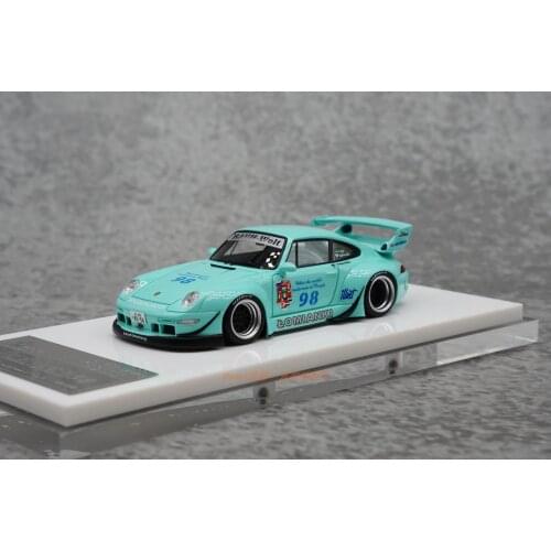 FuelMe 1:64 Porsche RWB 993 Resin Diecast Collection of Simulation Alloy Car Model Children Toys