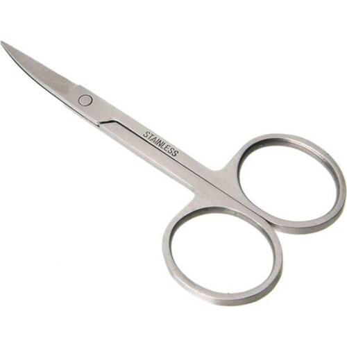 Makeup Tools,Stainless Steel Eyebrow Scissors, Cut Double Fold Eyelid, Eyebrow Scissors (Tip)