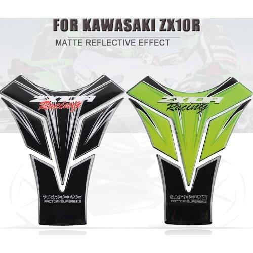 JDSOON New 3D Motorcycle Tank Pad Protector Decal Sticker Case Tankp Stickers For Kawasaki ZX10R 2010 - 2015 2011 2012 2013 2014