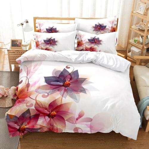 Bedding set duvet cover set 3d bedding digital printing bed linen queen size bedding set fashion design
